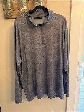 Under Armour Men's Heathered Gray 1/4 Zip Pullover